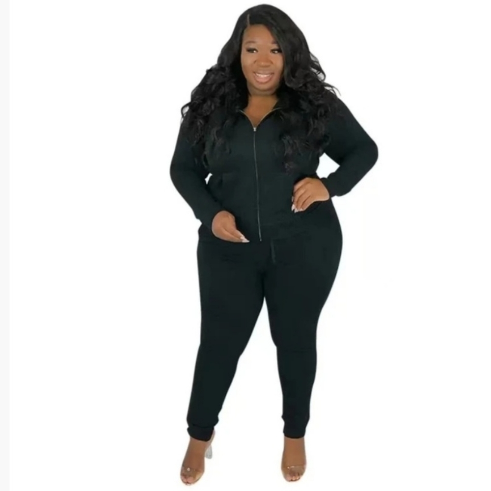 Plus Size Sweatsuit - Picture 3 of 5